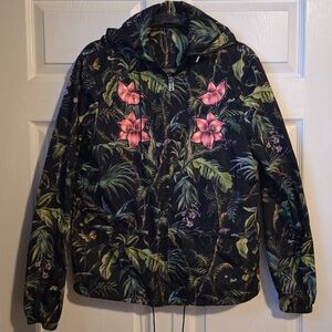 Gucci Tropical Jungle Windbreaker Jacket Size 46